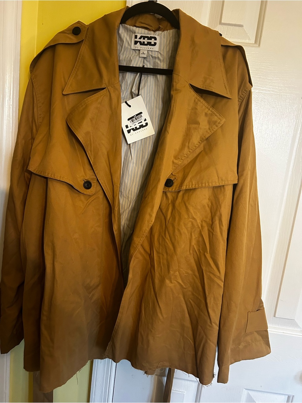 Brown Trench Coat - Women's Lightweight Jacket